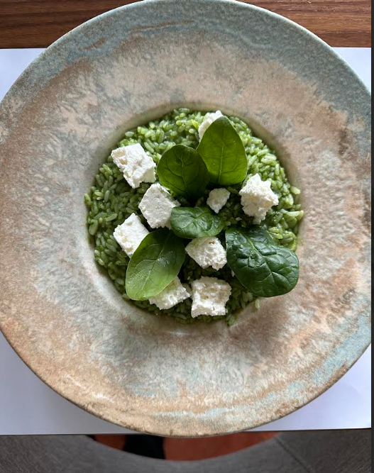 Spinach & goat cheese
